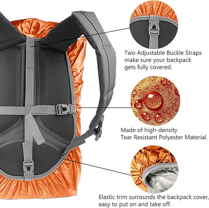 Frelaxy Waterproof Backpack Rain Cover, 10000mm Waterproof Level, Upgraded - Image 4