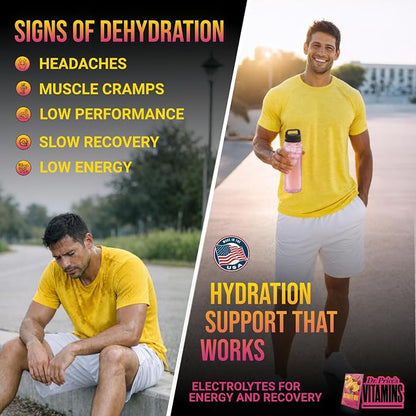 Dr. Price’s Electrolytes Hydration Powder Packets – Cherry Lemonade, 30 Packs | - Image 3