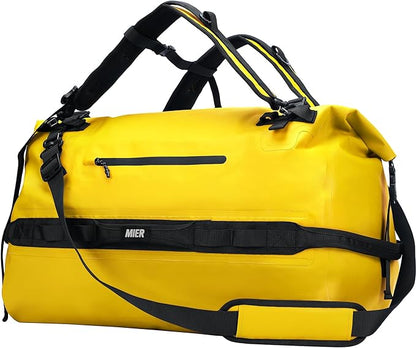 MIER Waterproof Duffel Bag Motorcycle Dry Bag Backpack Large Roll-Top Heavy by MIER