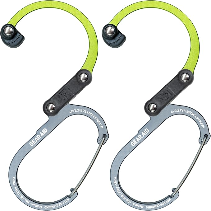 GEAR AID HEROCLIP 360° Swivel Carabiner Gear Clip and Hook by GEARAID