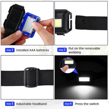 Macarrie 30 Pcs LED Headlamp Flashlight - Image 4