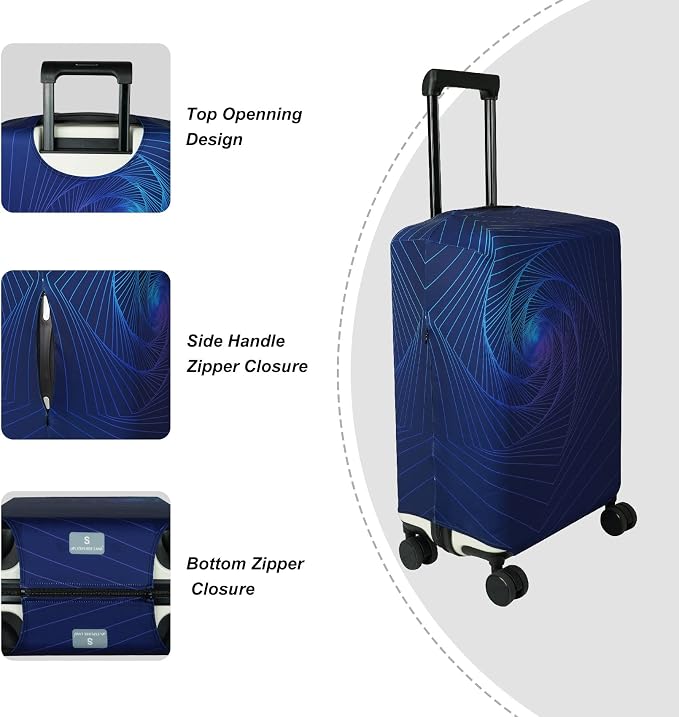 Explore Land Travel Luggage Cover Suitcase Protector Fits 31-32 Inch Case - Image 3