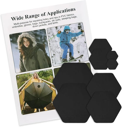 J.CARP 8PCS Nylon Repair Patches, Self Adhesive & Waterproof Patches, Nylon by JCARP