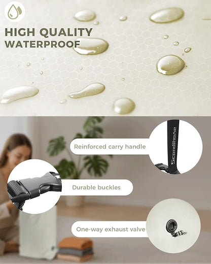 Travel Laundry Bag, Pump Free Vacuum Storage Bag Reusable Compression Dirty - Image 6