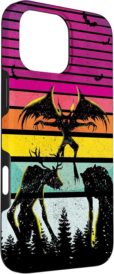 Cryptkin Cute Mothman Cryptid Map Case - Image 3