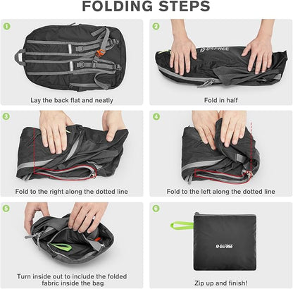G4Free 24L Lightweight Packable Hiking Backpack Small Sport Travel Daypack - Image 5