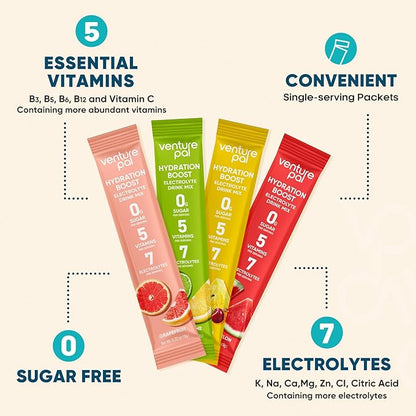 Venture Pal Sugar Free Electrolyte Powder Packets - Image 5