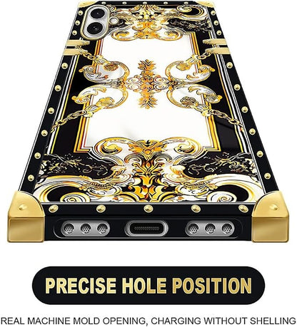 for iPhone 17 Case Luxury Golden Decoration - Image 5