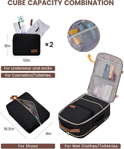 LOVEVOOK 40L Travel Backpack for Women & Men, Airline Approved Carry On Luggage - Image 5