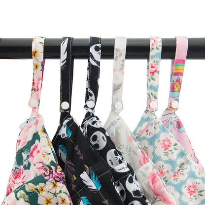 ALVA ALVABABY 2pcs Cloth Diaper Wet Dry Bags Waterproof Reusable - Image 7