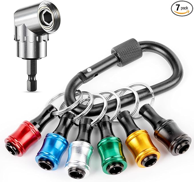 Katerk Bit Holder Key Chain Cool Gadgets, Gifts Drill Bit Holder, 1/4 Hex Bit by Katerk