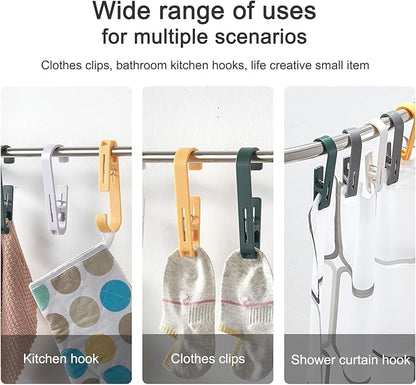 Large Laundry Hook Clothes pins 4PCSpcs Sock Clip Laundry Clips - Image 2