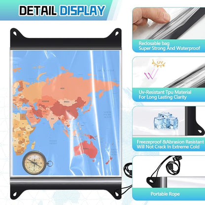 Waterproof Map Case TPU Guide Map Case Holder - Image 4