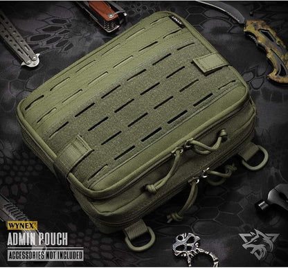 WYNEX Tactical Molle Admin Pouch of Double Layer Design, Admin Pouches Molle - Image 8