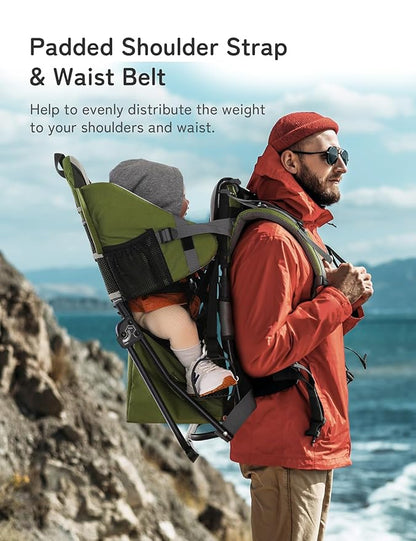 besrey Baby Backpack Carrier, Toddler Hiking Backpack - Image 2