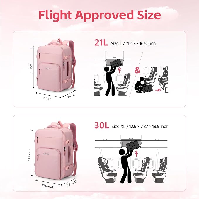 RealCool Travel Backpack for Women Men - Image 5