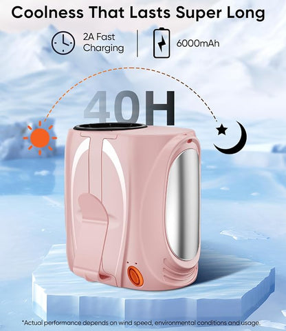 Tedajo AI Portable Waist Fan, 6-Speed 16000RPM Strong Turbo Airflow, 40H Max - Image 8