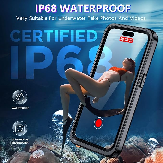Red2Fire 2025 New Designed for iPhone 15 Case Waterproof, Phone Case for iPhone - Image 3