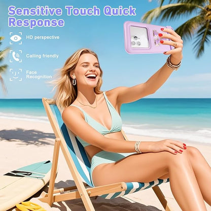 Waterproof Phone Pouch Floating, Fashion Letters Cell Phone Dry Bag - Image 4