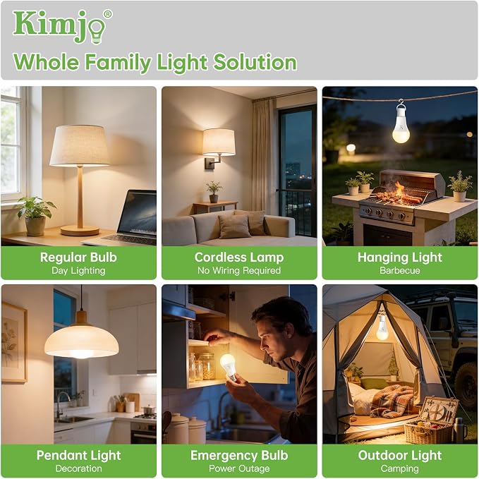 Kimjo Rechargeable Light Bulbs - Image 8