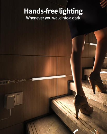 Motion Sensor Dimmable Under Cabinet Lighting, 6000K White, Linkable LED Closet - Image 4