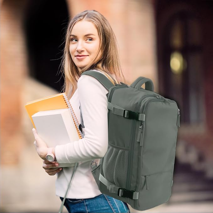 Hanples Travel Backpack as Personal Item Travel bag Flight Approved, 35L Carry - Image 9