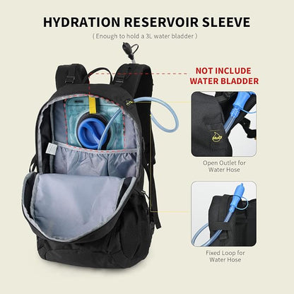 SKYSPER Hiking Backpack for Men Women, 35L Travel Backpack Waterproof Camping - Image 5
