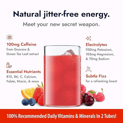 Zipfizz Daily Energy Drink Powder, Fruit Punch, 20 Pack 3-in-1 Sustained Energy - Image 5