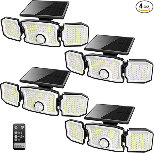 Solar Lights Outdoor Waterproof- 2800LM 200LED Solar Motion Sensor Lights by Unknown