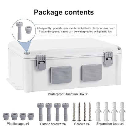 Namunanee Outdoor Electrical Junction Box, ABS Water Resistant Enclosure - Image 6