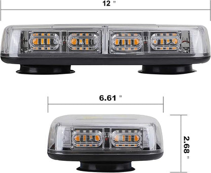 ASPL 48LED Roof Top Strobe Lights, High Visibility Emergency Safety Warning LED - Image 3