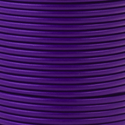 Mandala Crafts Round Genuine Purple Leather Cord - Image 3