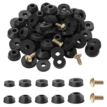 58 Pack Faucet Washer Assortment Kit by Sliverdew