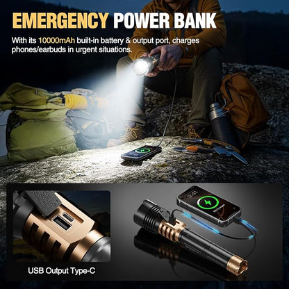 WdtPro Rechargeable LED Flashlights High Lumens, Super Bright 90000LM - Image 7