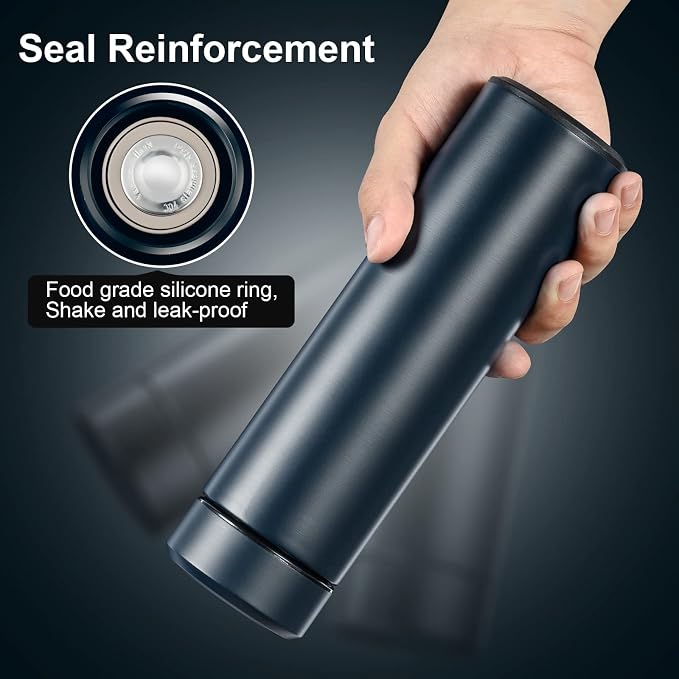 PARACITY Insulated Water Bottle, 17 oz Stainless Steel Thermo, Double Wall - Image 5