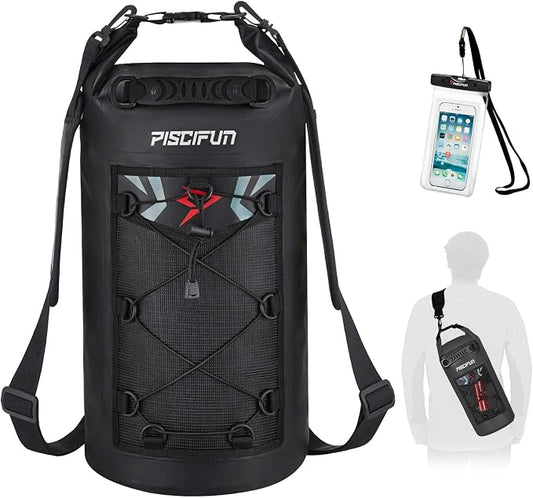 Piscifun Dry Bag, Waterproof Floating Backpack 10L/20L/30L/40L by Piscifun