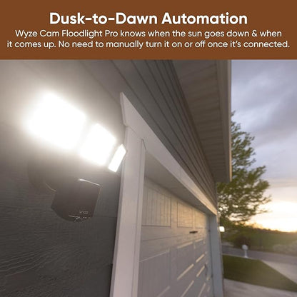 WYZE Floodlight Camera Pro, PCMag Editors' Choice 3000-Lumen LEDs, 2.5K HD - Image 9