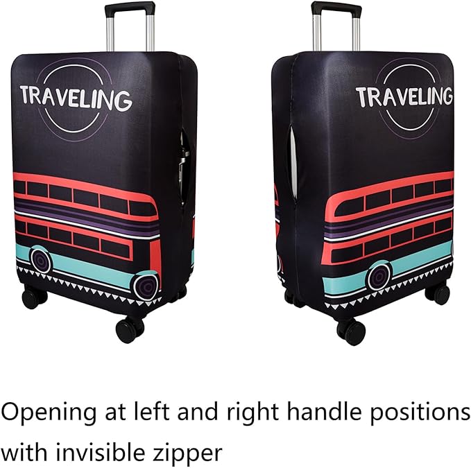 WUJIAONIAO Travel Luggage Cover Baggage Suitcase Cover Protector Skins 18-32 - Image 2