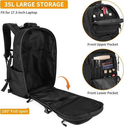 HUNTVP Tactical Backpack for Men 35L Military Backpack MOLLE 1000D Army Daypack - Image 5