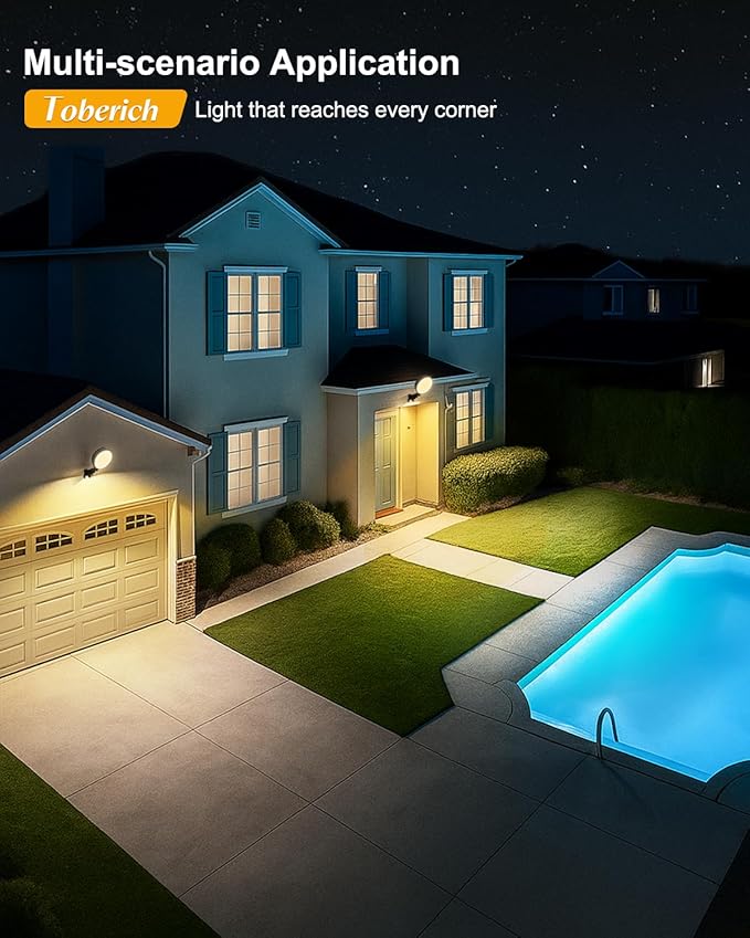 toberich LED Barn Light, 150W 20000LM Yard Area Lights Dusk to Dawn Outdoor - Image 8