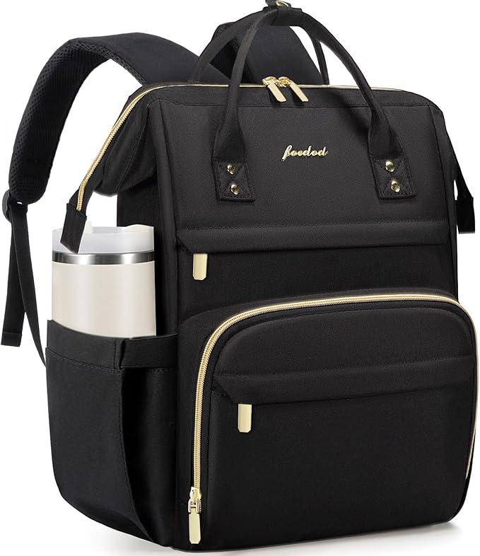 FOCDOD Women Laptop Backpack Work Bag by FOCDOD