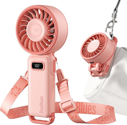Diveblues Portable Turbo Fan, 100 Speed Handheld Fan by Diveblues