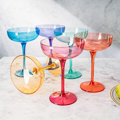 Plastic Acrylic Shatterproof Martini, Champagne & Cocktail Unbreakable Glasses - Image 7