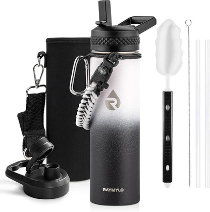 RAYMYLO Insulated Water Bottle 20 oz, Triple Wall Vacuum Stainless Steel by RAYMYLO