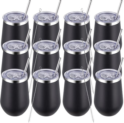 MEWAY 12oz/12 Pack Wine Tumbler Glasses by MEWAY