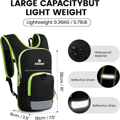 Nepest Kids Hydration Backpack, Mini Water Backpack - Image 4