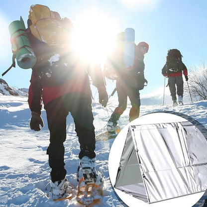 Chumia Emergency Thermal Blanket Bulk 83 x 63 Gigantic Foil Space Blanket - Image 6