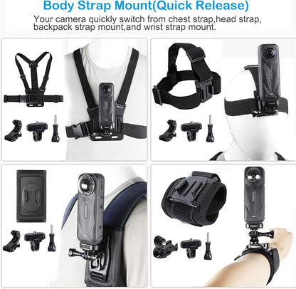 Accessories Kit for Insta360 One X5/X4/X4 Air/X3/X2, One R, X and GoPro Hero 9 - Image 3