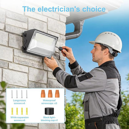 HYPERLITE LED Wall Pack 120W: 18000lm LED Security Flood - Image 6