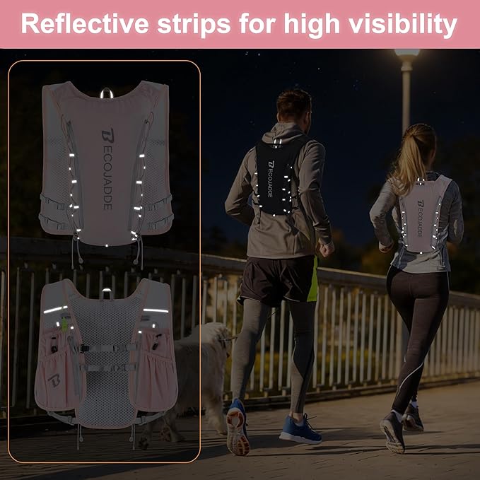 BECOJADDE Running Vest Hydration Backpack - Image 5